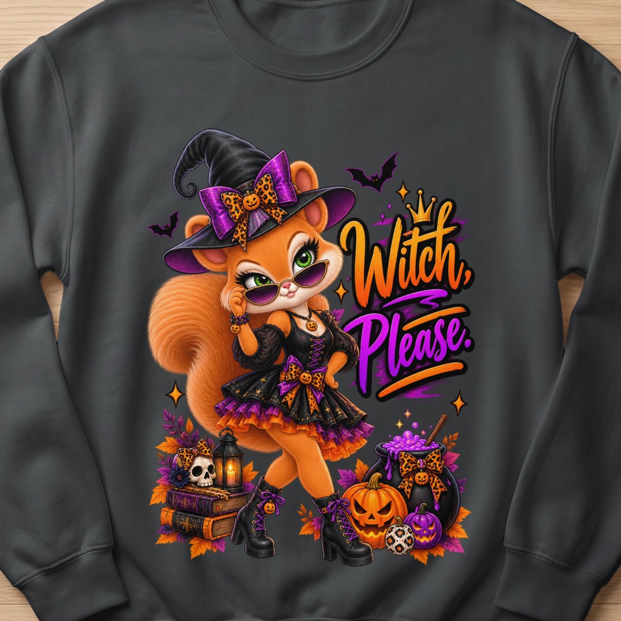 Witch Please Sally the Squirrel Sweatshirt