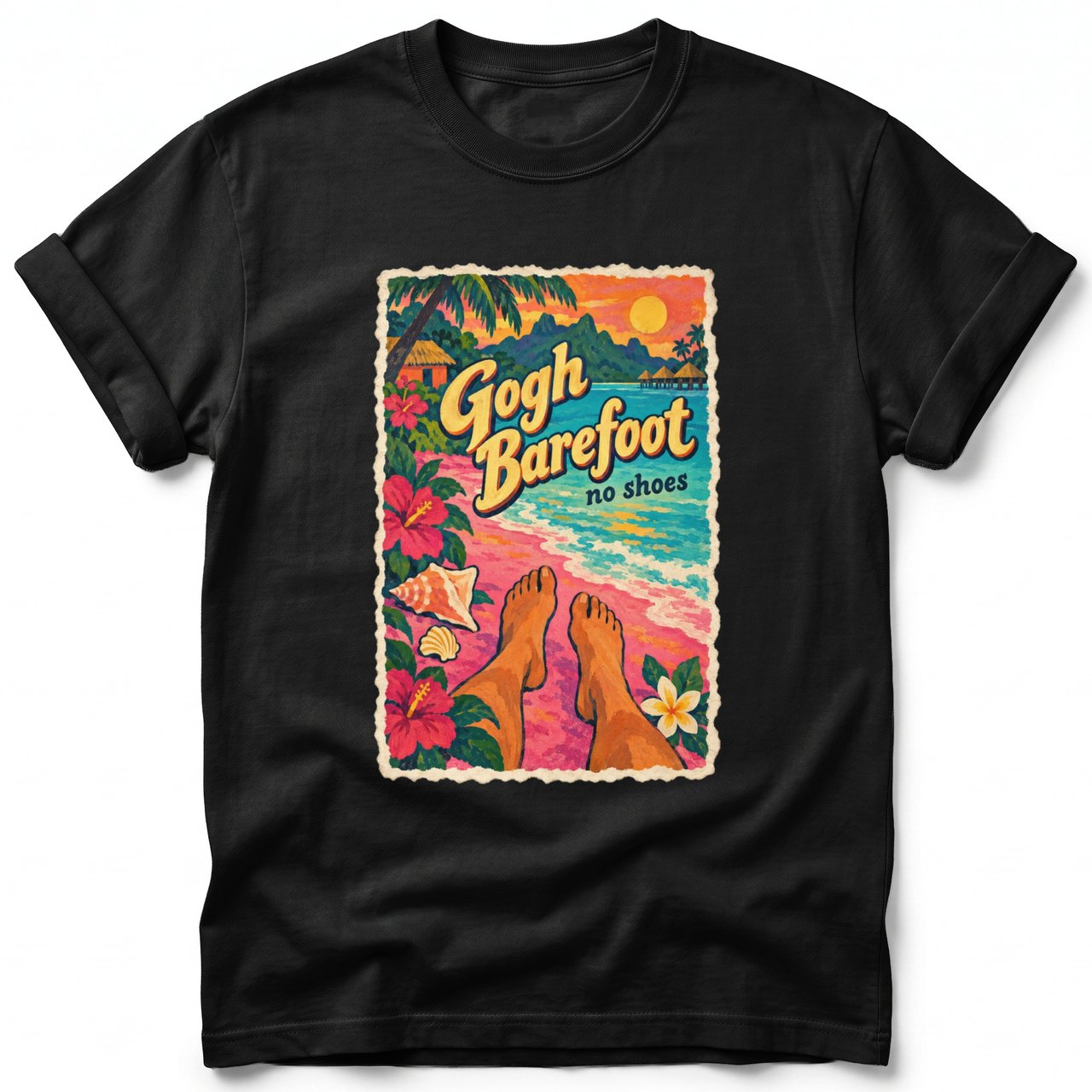 Gogh Barefoot ~ Comfort Colors Premium Tee