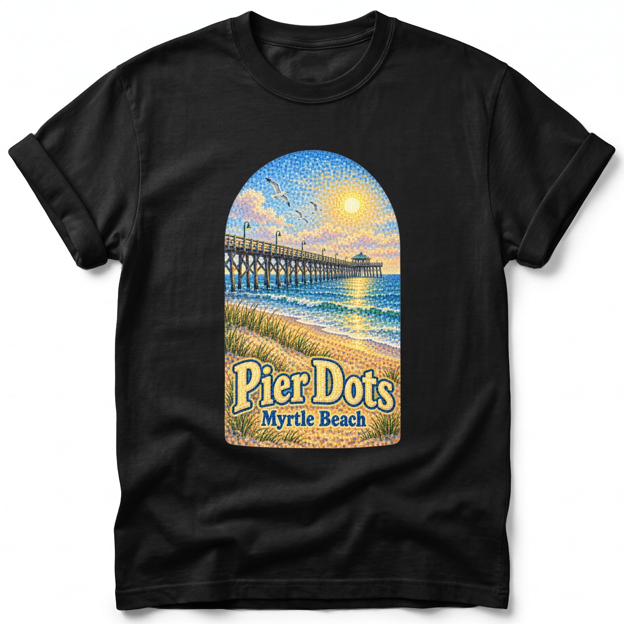 Pier Dots ~ Comfort Colors Premium Tee