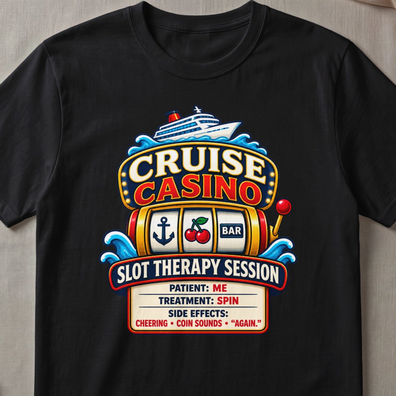 Cruise Casino Slot Therapy T-Shirt