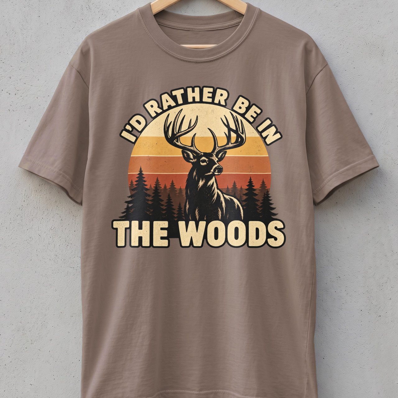 I'd Rather Be In The Woods Tee