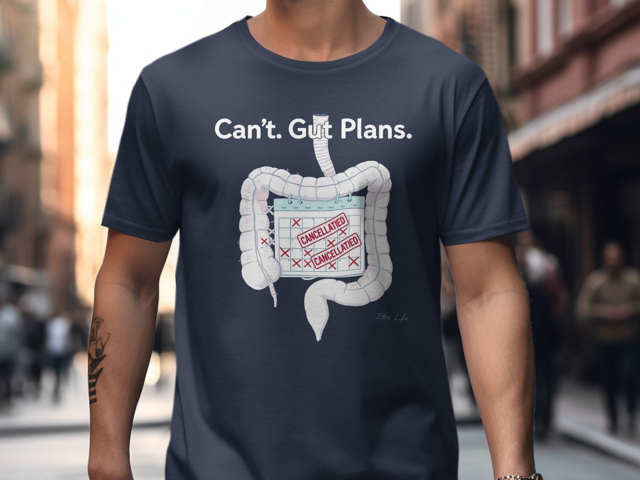 Cant Gut Plans T-Shirt, IBS Awareness Shirt, Gut Health Tee, Funny GI Tee, Cancelled Plans Shirt, Digestive Health Shirt, Novelty T-Shirt