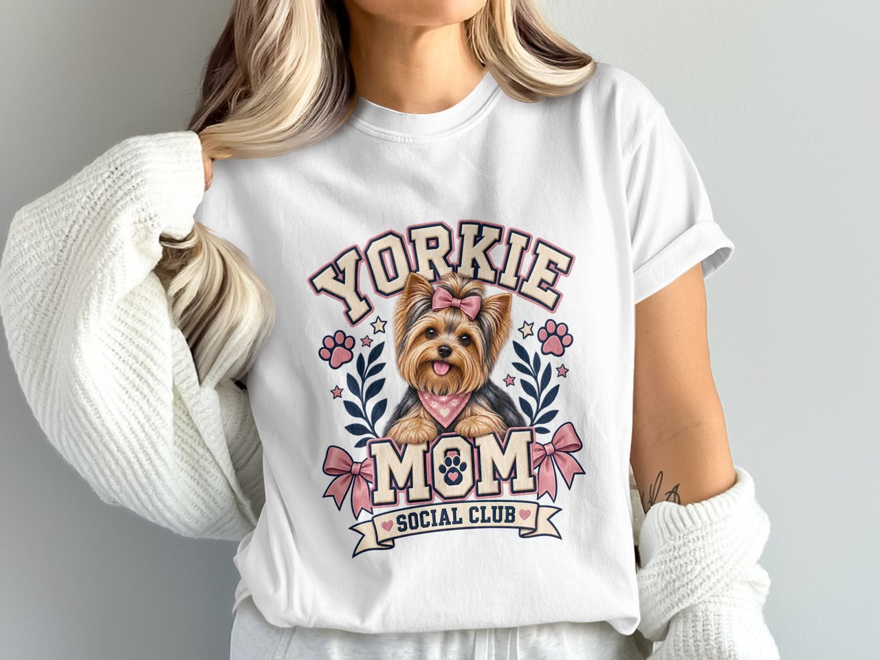 Yorkie Mom PNG Digital Download