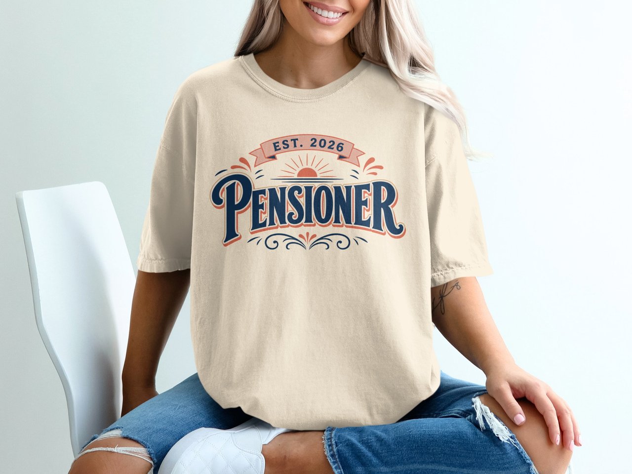 Est. 2026 Pensioner Vintage Style T-Shirt