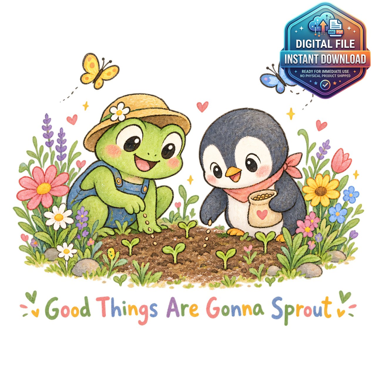 Good Things Are Gonna Sprout Clipart