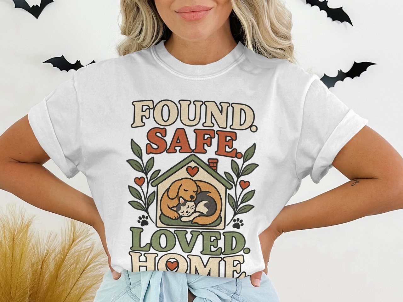 Found Safe Loved Home Tee