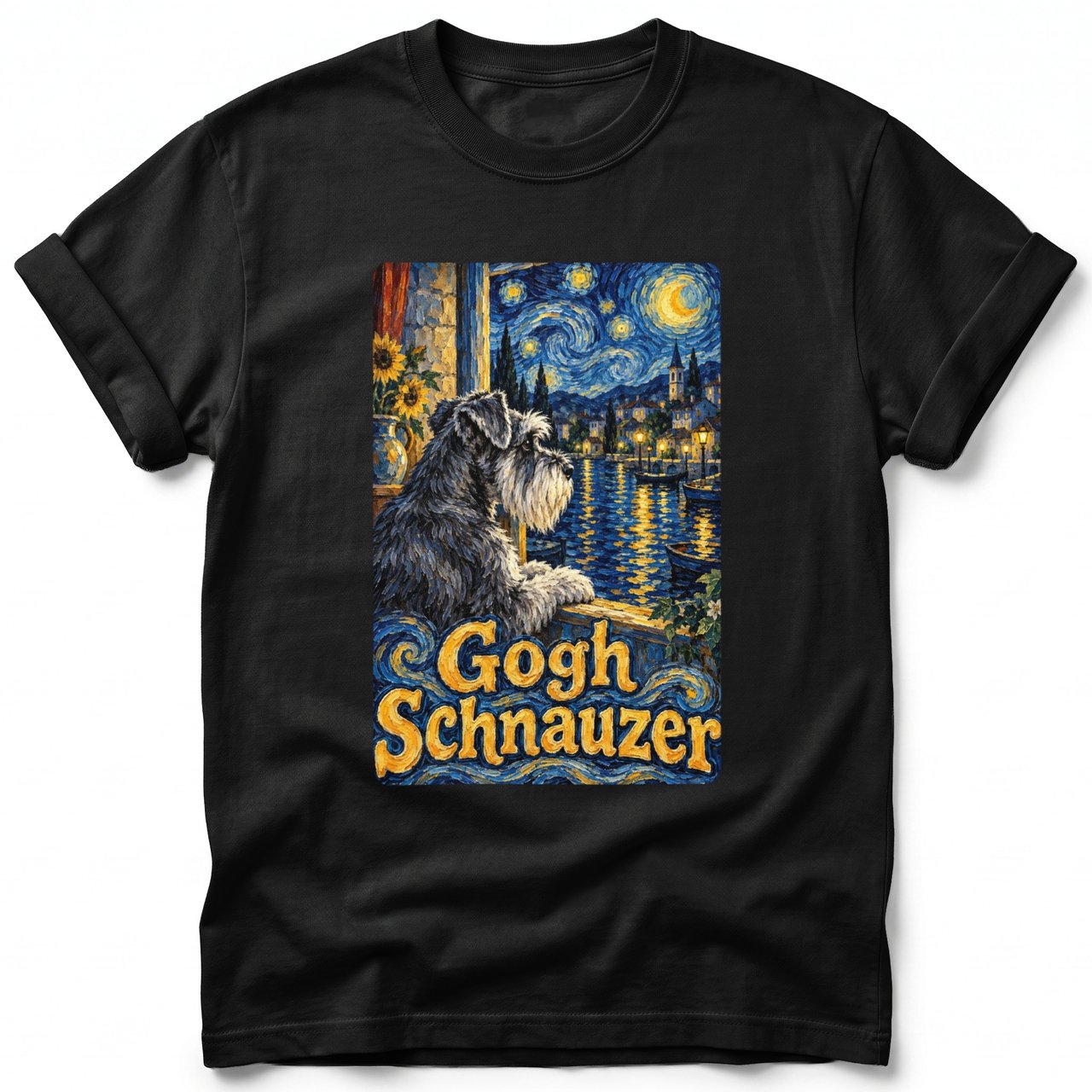 Gogh Schnauzer ~ Comfort Colors Premium Tee