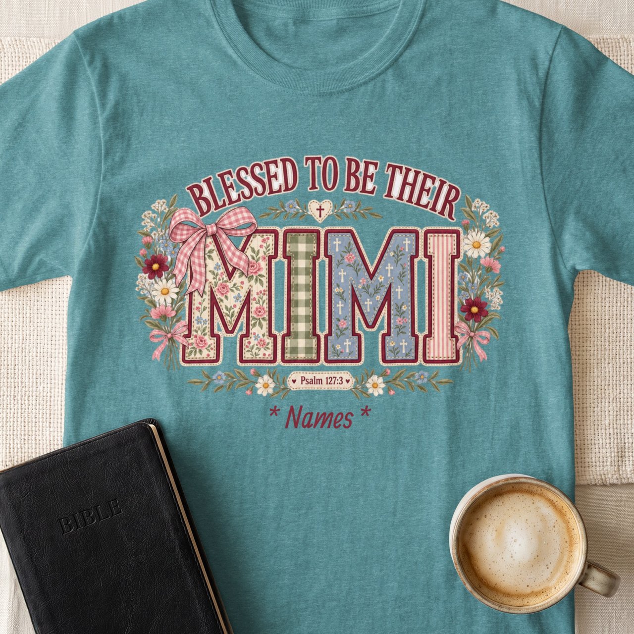 Blessed To Be Their Mimi Tee (Personalized)