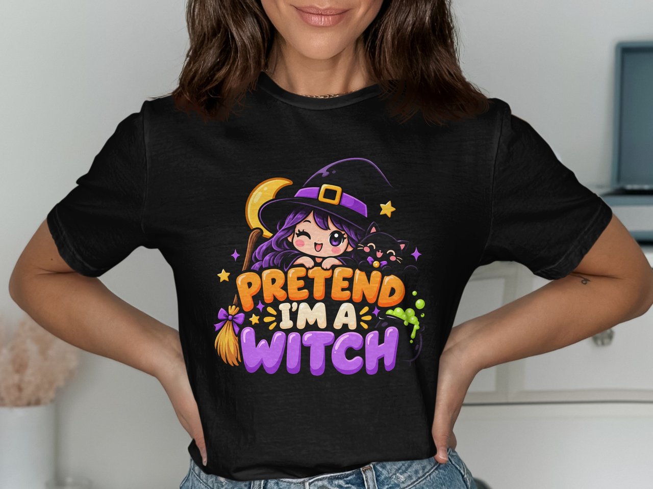 Pretend I'm a Witch Tee or Sweatshirt
