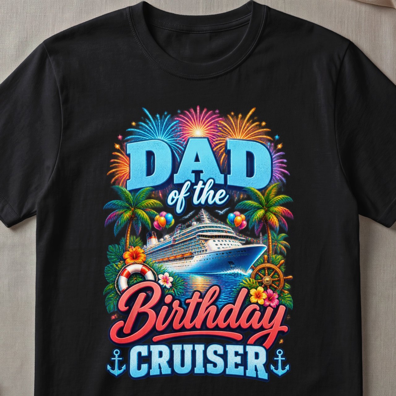 Dad of the Birthday Cruiser T-Shirt