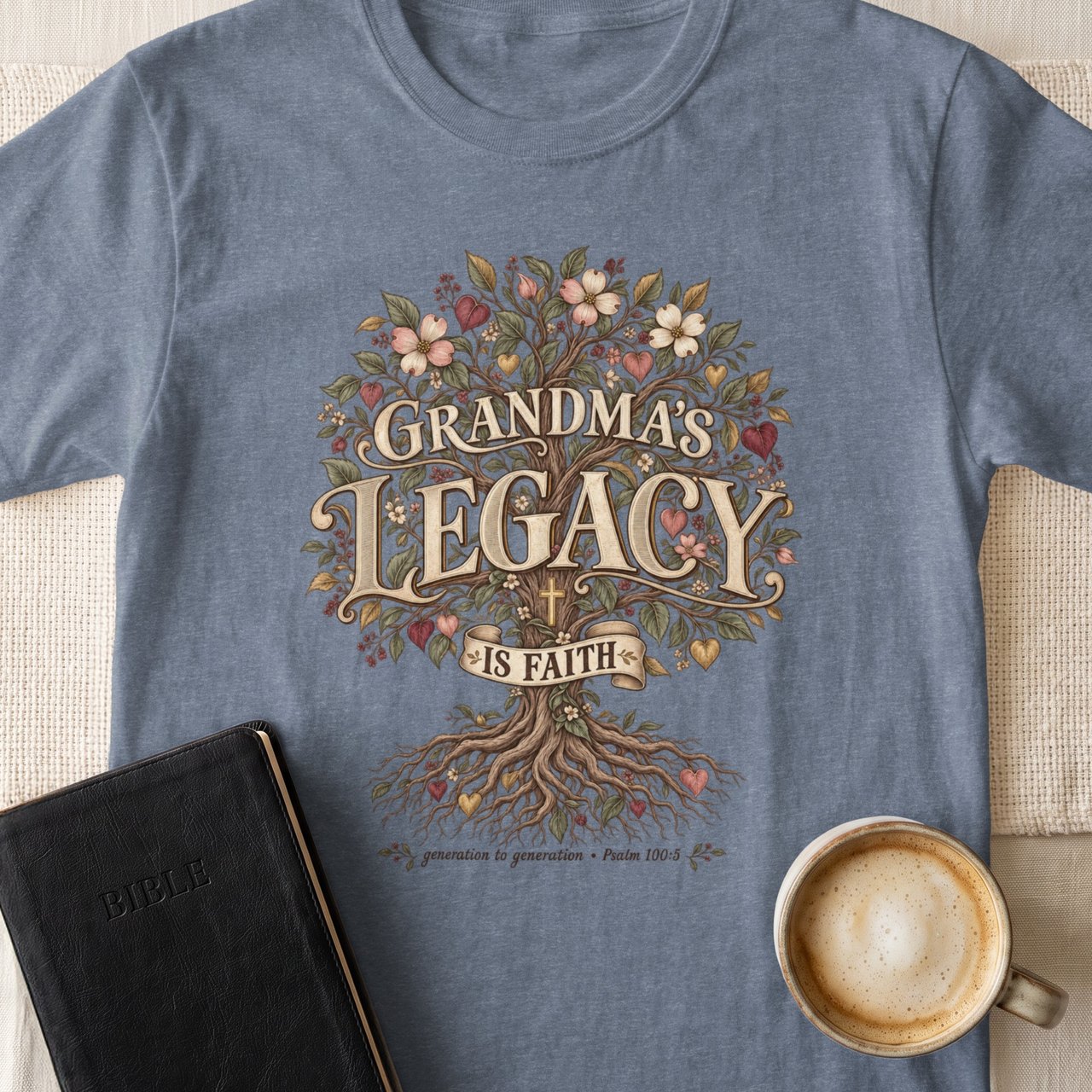 Grandma's Legacy Is Faith Tee