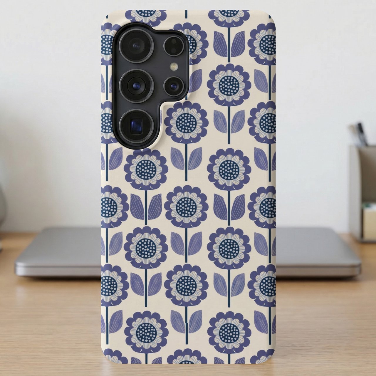 Retro Folk MagSafe® Floral Phone Case