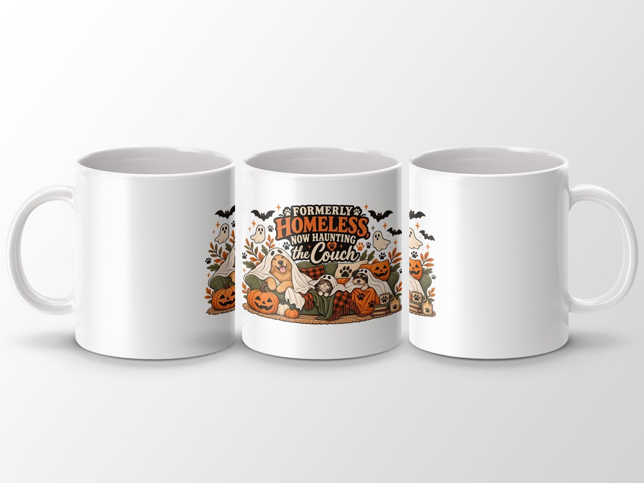 Now Haunting The Couch Mug