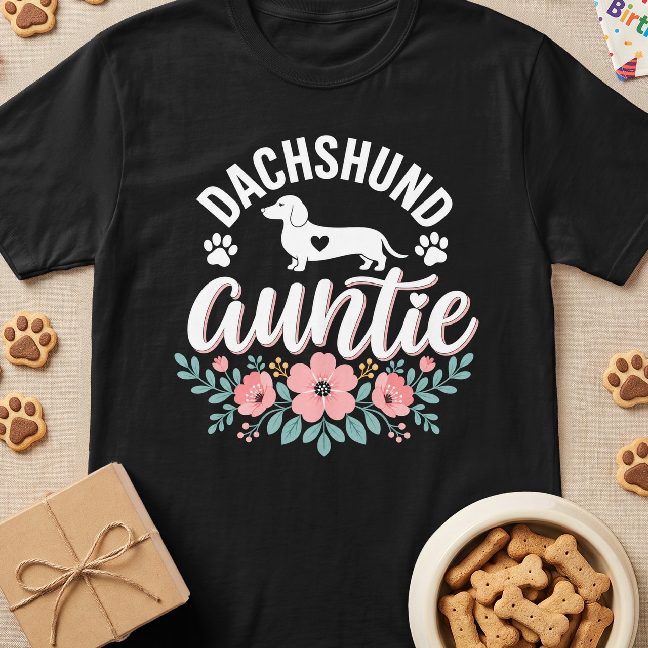 Dachshund Auntie Tee