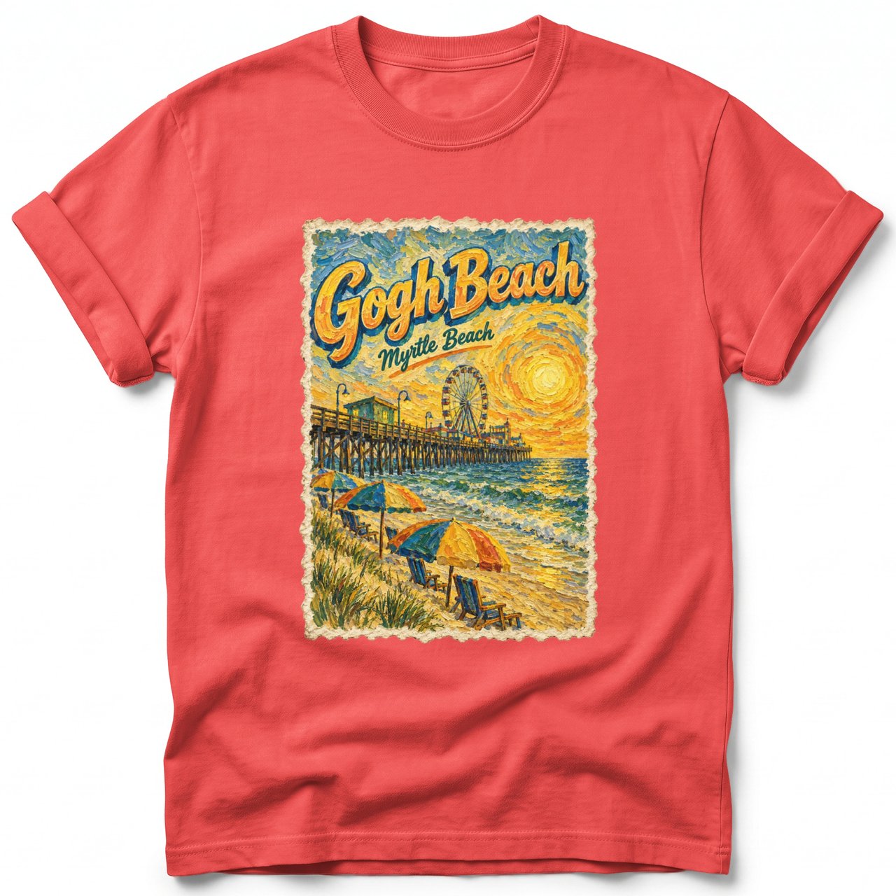 Gogh Beach ~ Comfort Colors Premium Tee