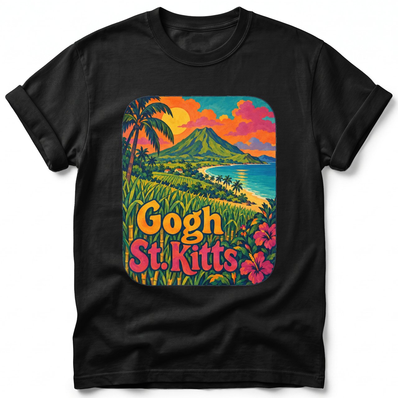 Gogh St. Kitts ~ Comfort Colors Premium Tee