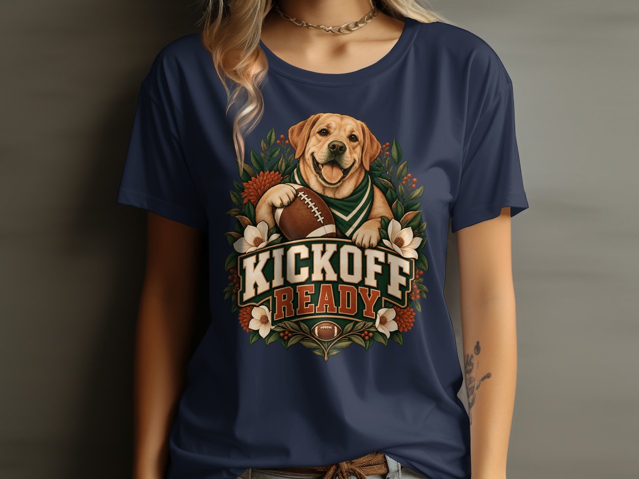 Kickoff Ready Football Dog Tee or Sweatshirt