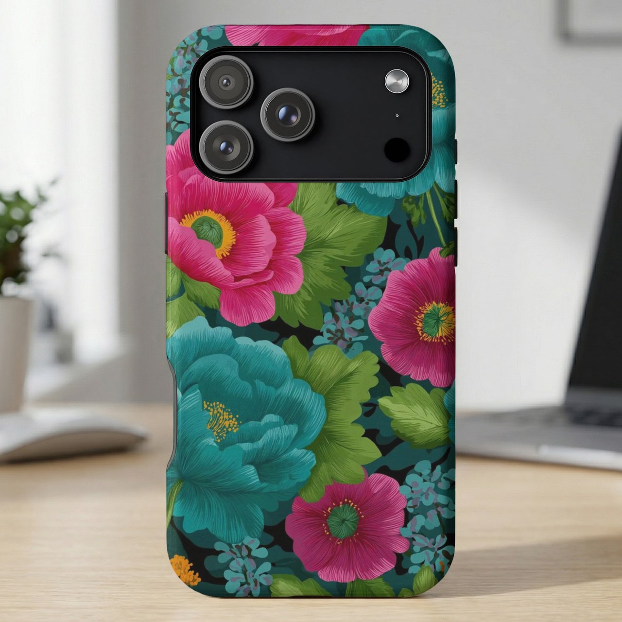 Bold Peony Bloom MagSafe® Phone Case
