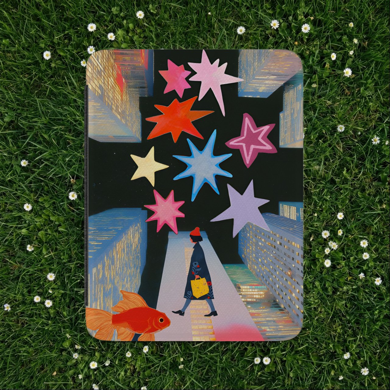 Starry City Walk Kindle Case