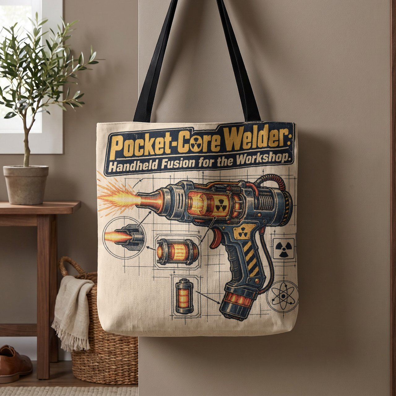 Pocket-Core Welder Tote Bag