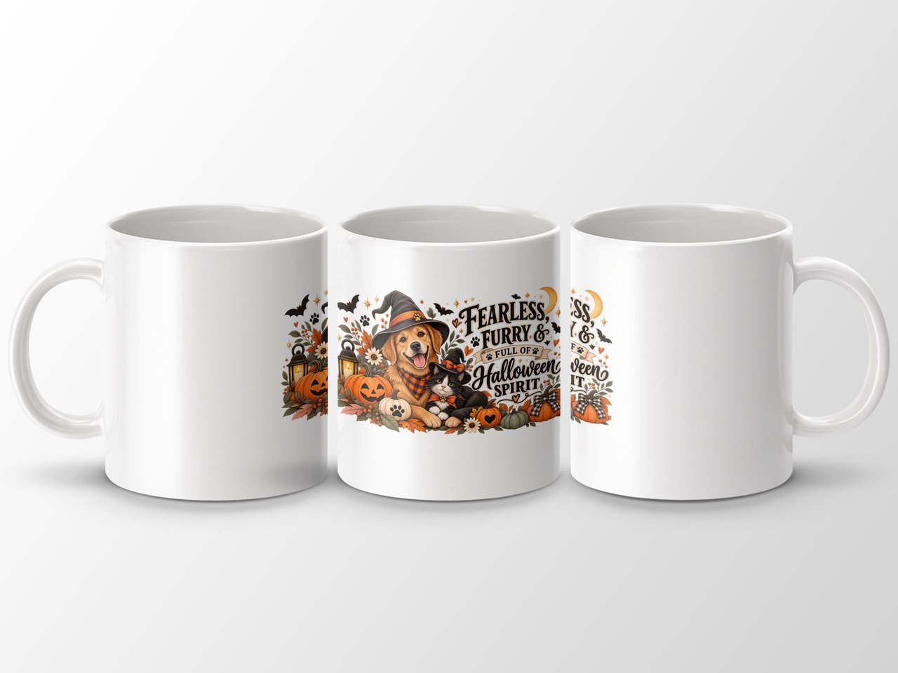 Fearless Furry Halloween Spirit Mug
