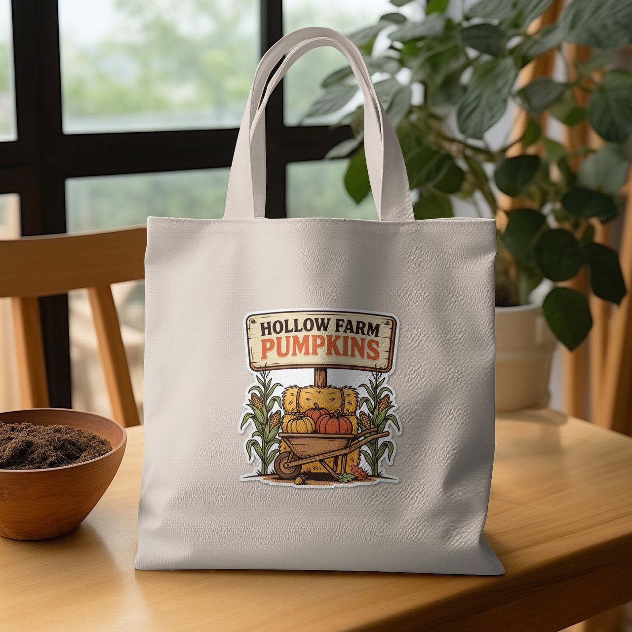 Hollow Farm Pumpkins Tote Bag