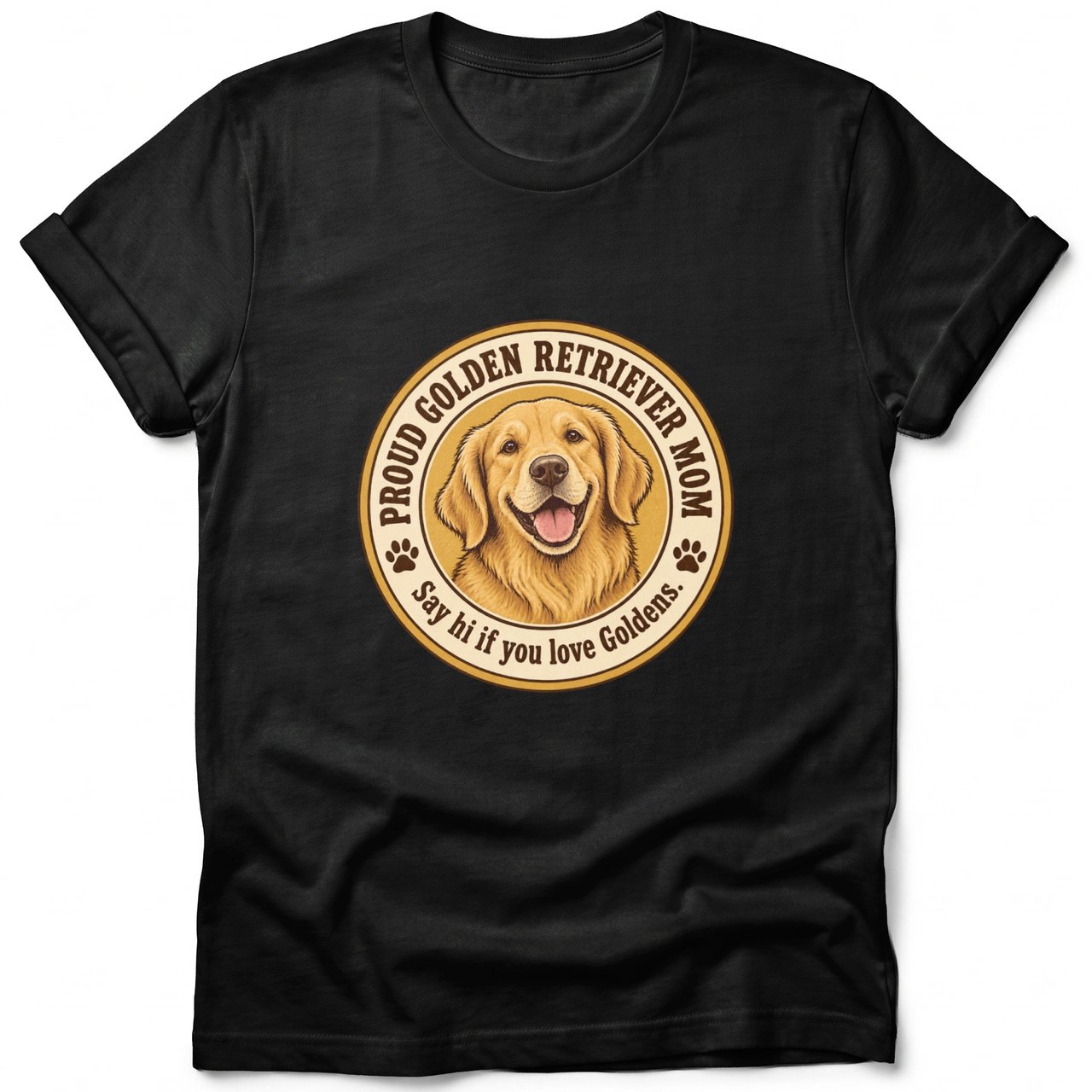 Proud Golden Retriever Mom Tee