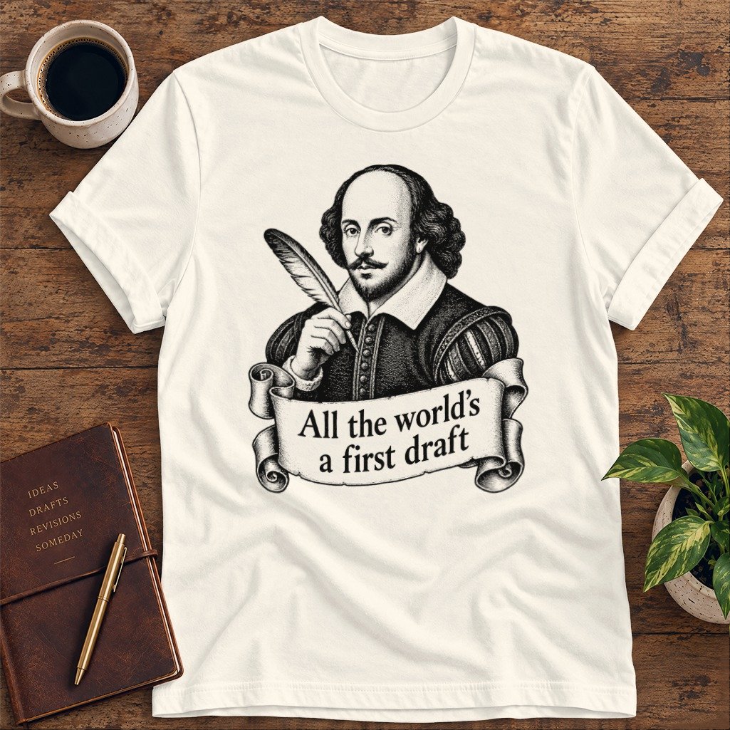 World's a First Draft Softstyle Tee