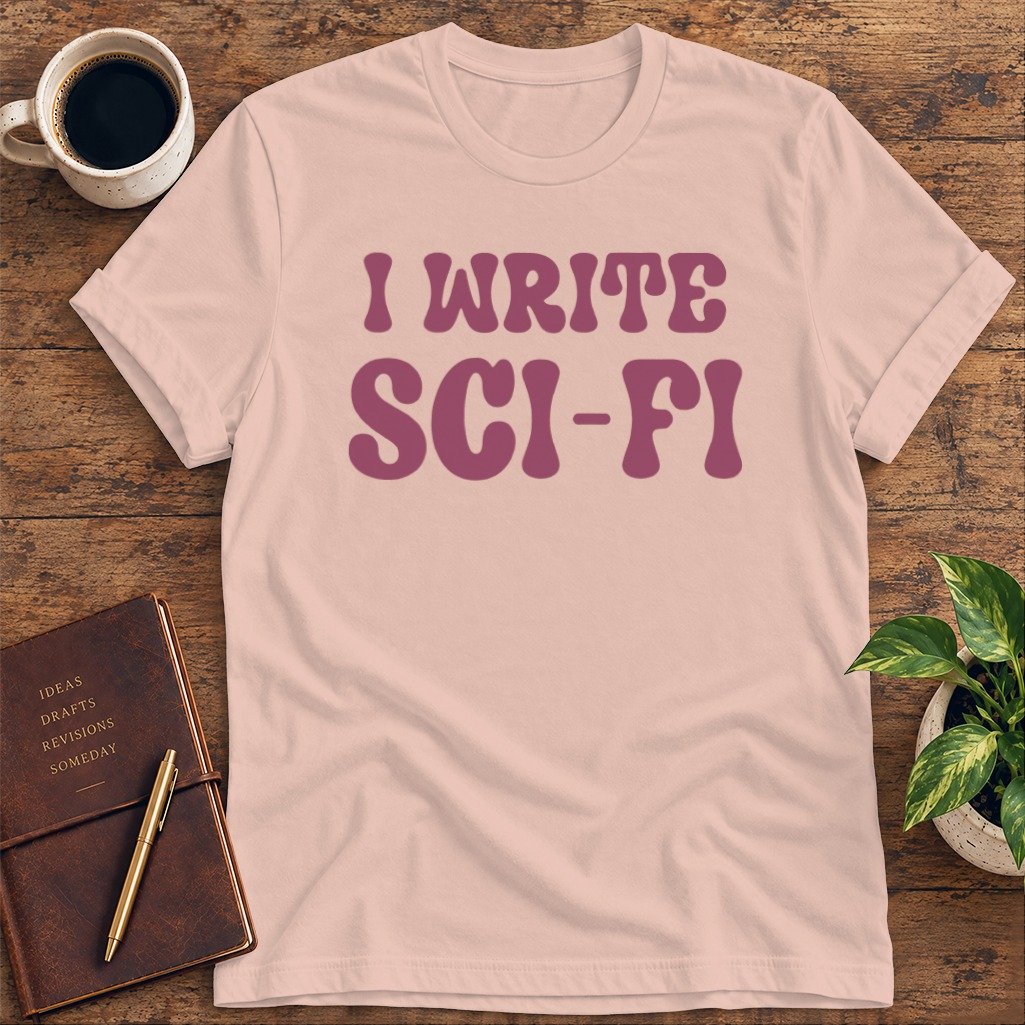 I Write Sci-Fi Softstyle Tee