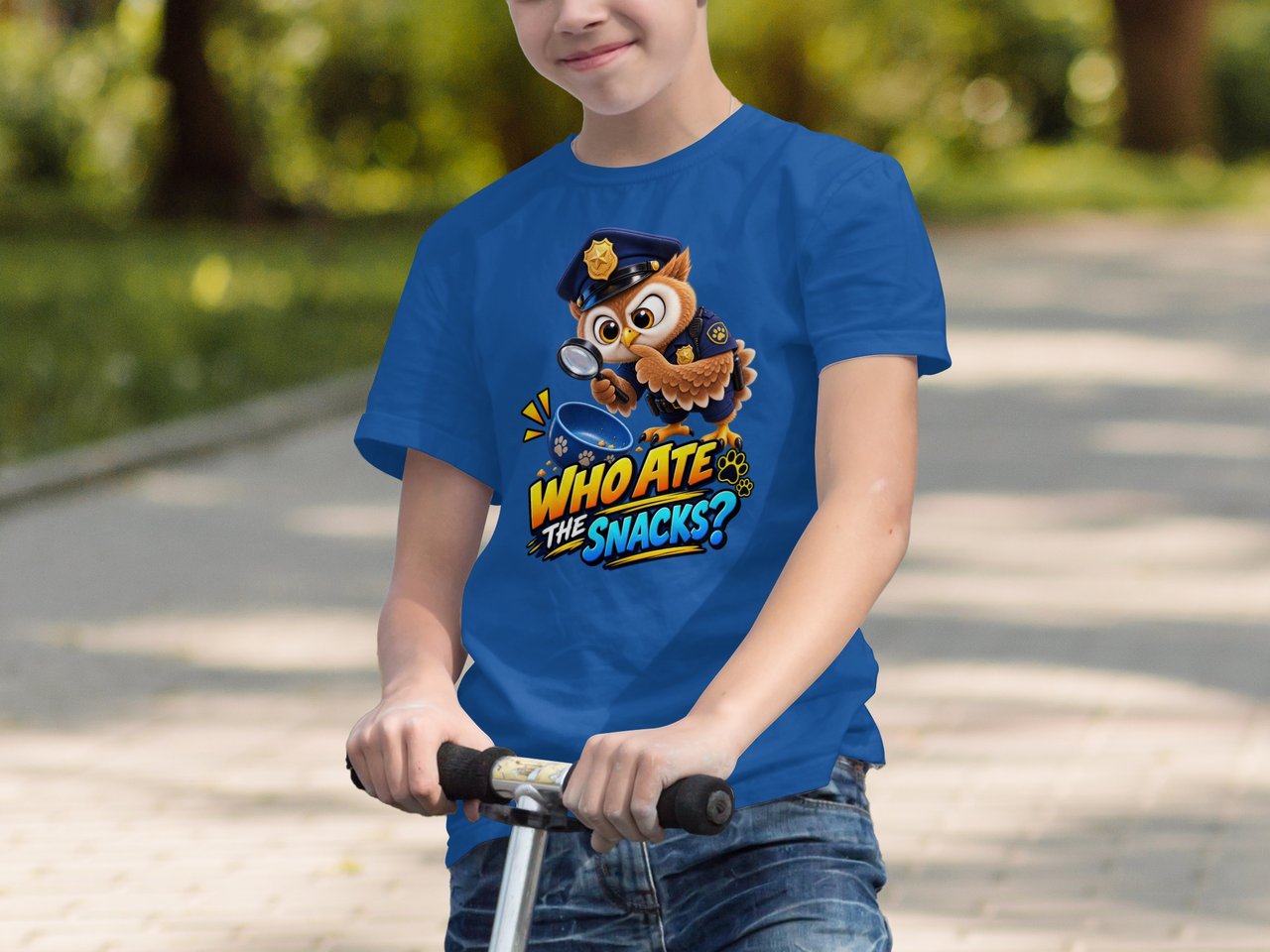 Who Ate The Snacks Officer Hoot the Owl Tee