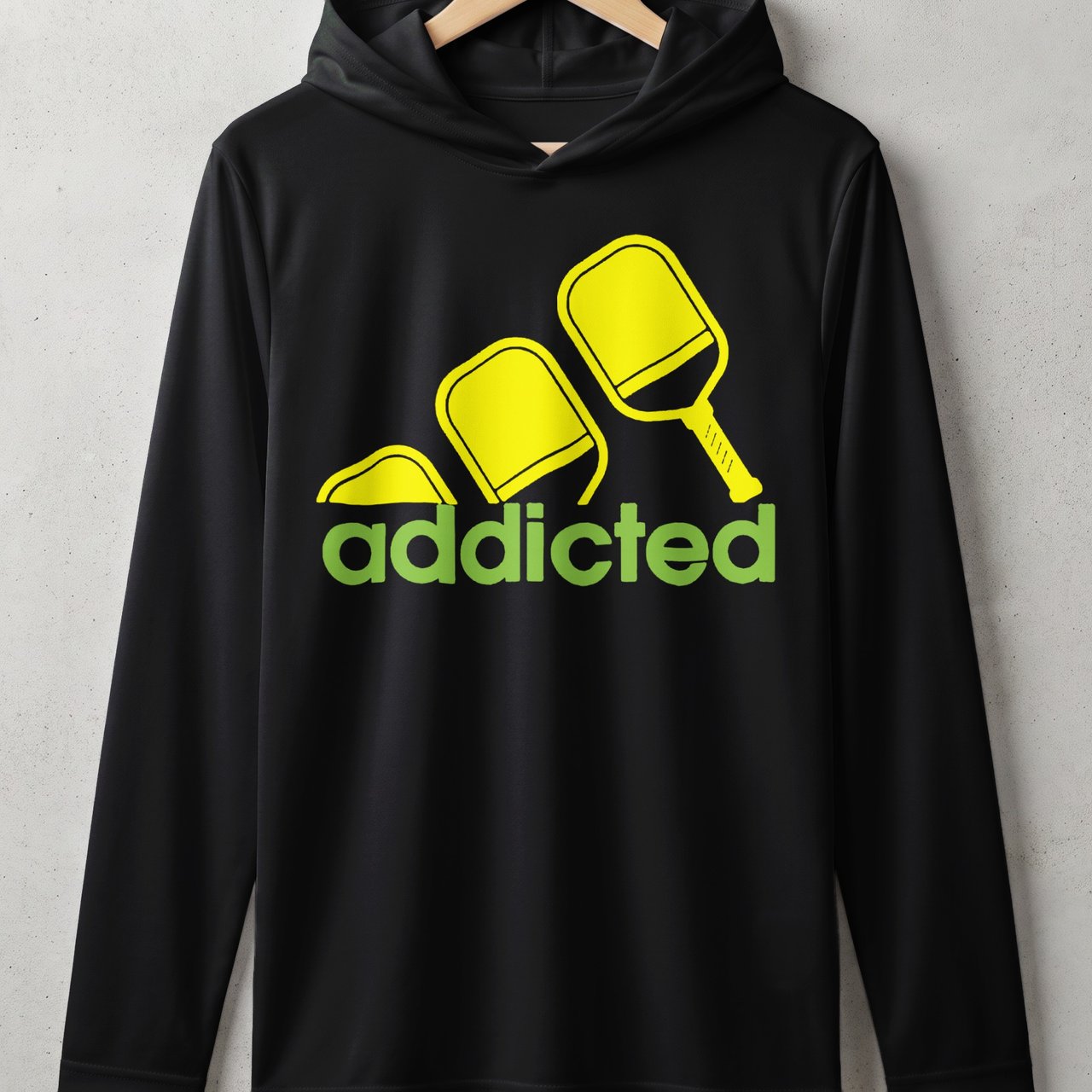 Pickleball Sport-Tek Performance Hood, addicted, Lightweight Hoodie
