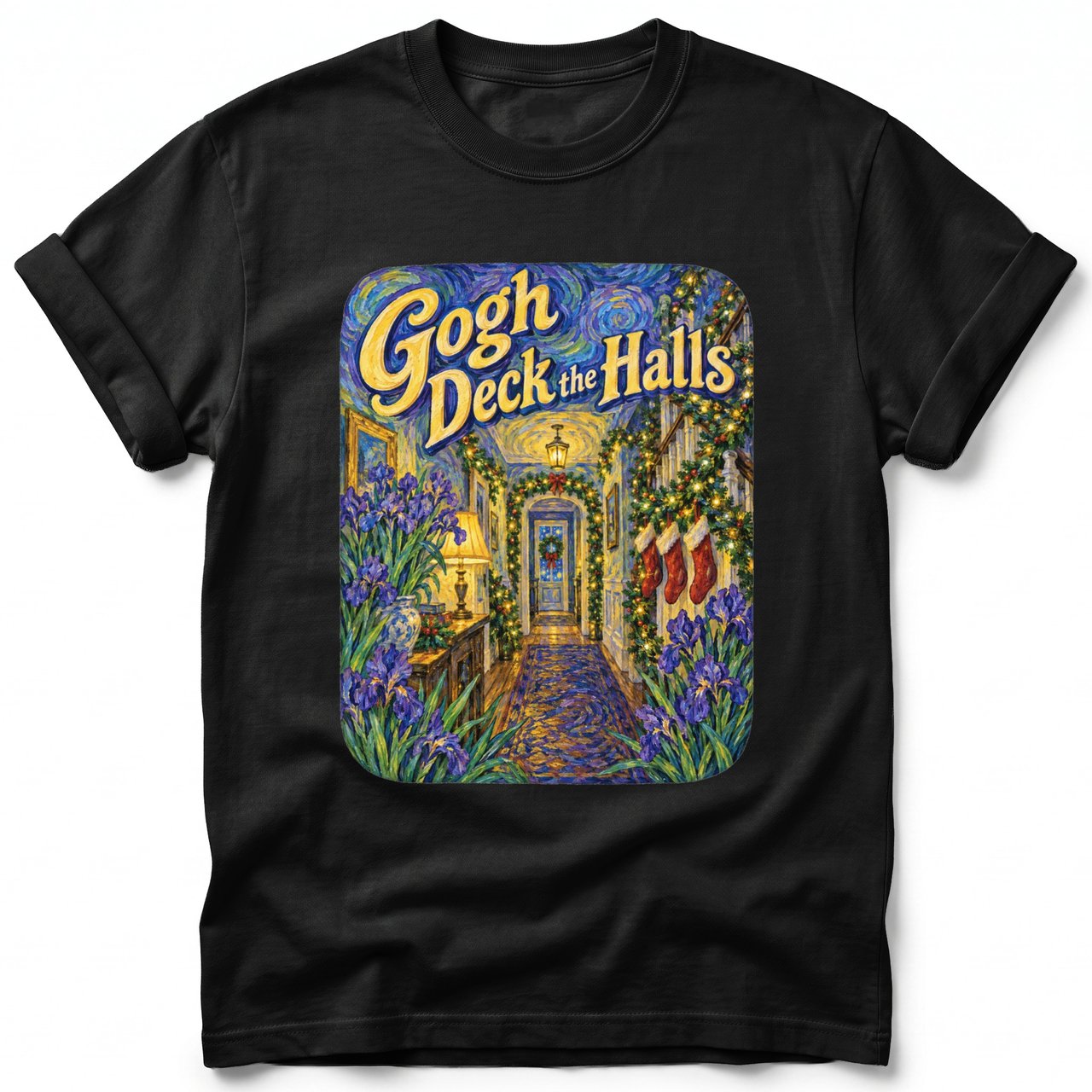 Gogh Deck the Halls ~ Comfort Colors Premium Tee