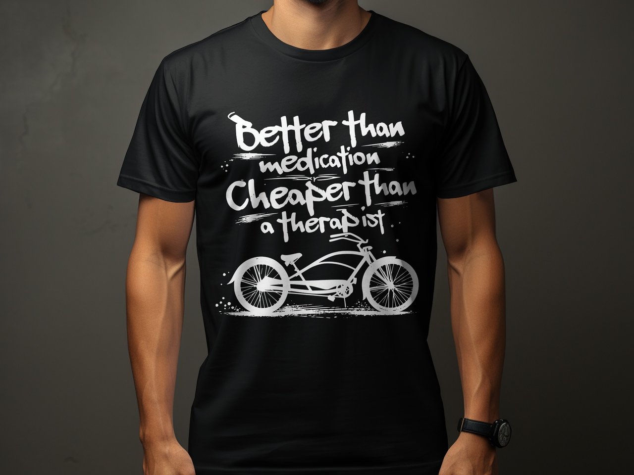 Cheaper Than A Therapist | Bike Shirt