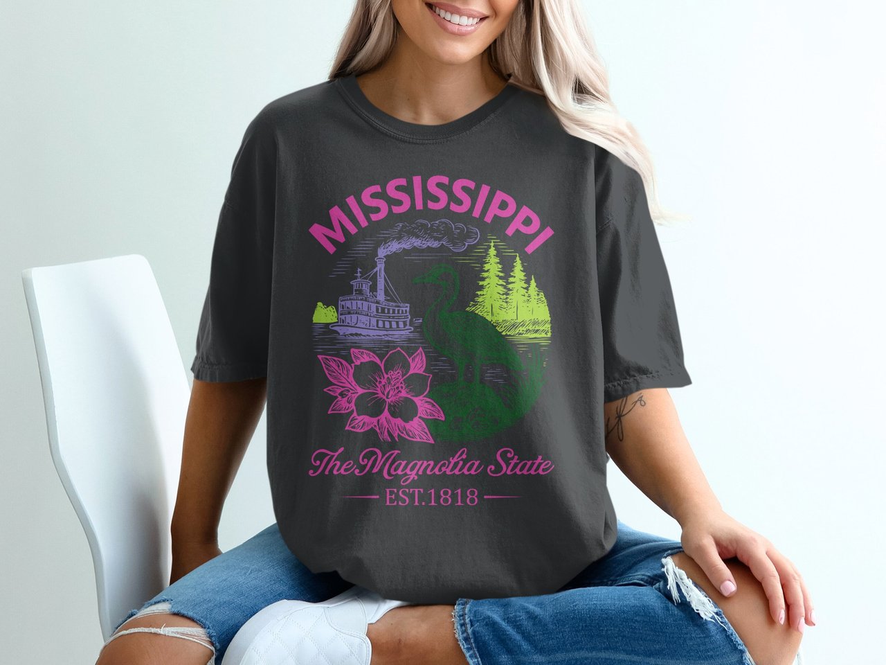 Mississippi Magnolia State Graphic Tee