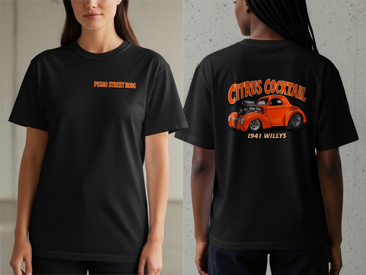 Pismo Street Rods Shirt, Vintage Hot Rod T-Shirt, Classic Car Enthusiast Graphic Tee, Retro Muscle Car Garage Shirt, Gift for Car Guy