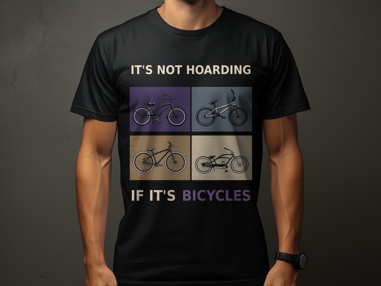 It's Not Hoarding | Bicycle T-Shirt
