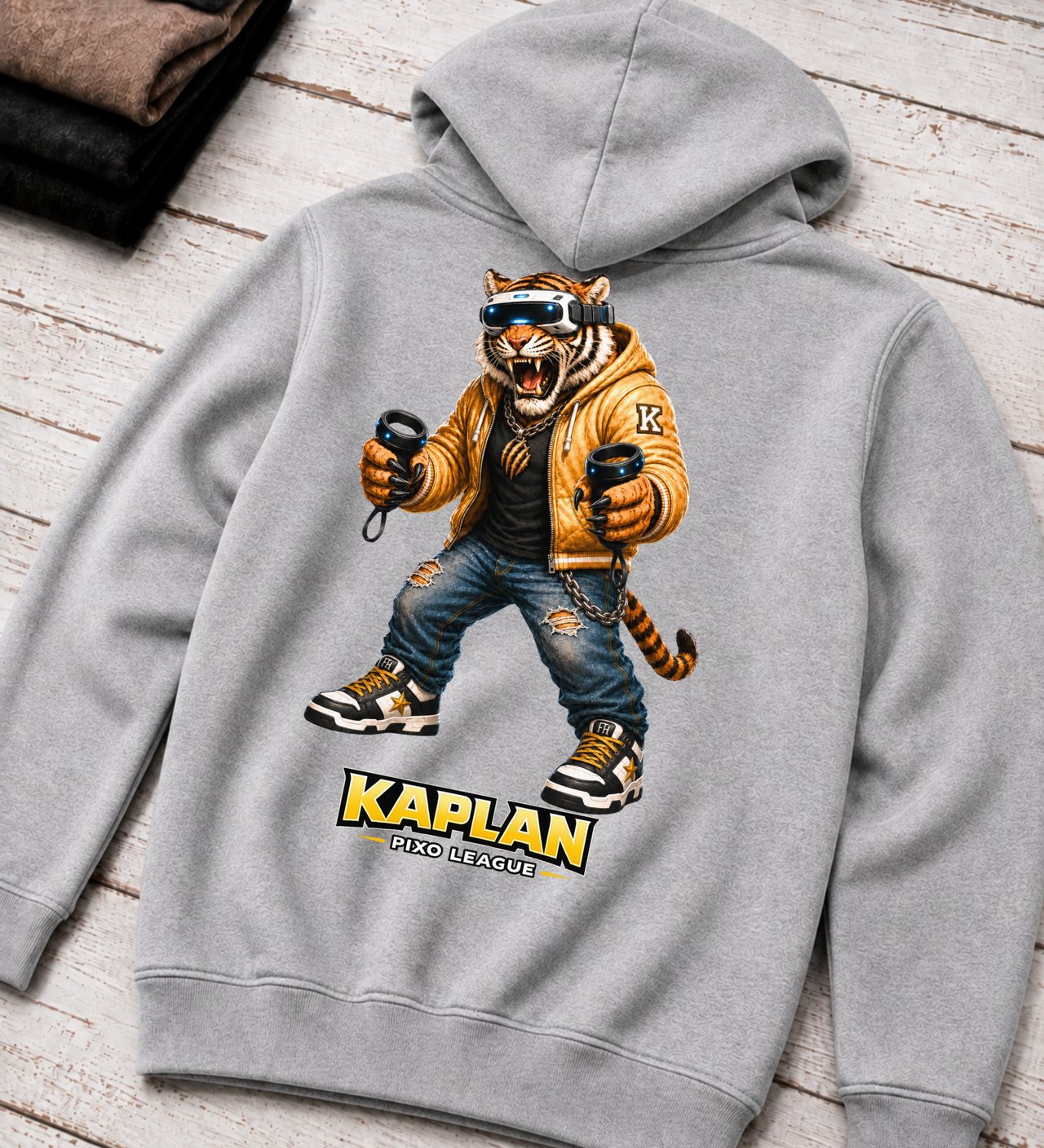 Tiger Gamer Hoodie for Boys, Kids Gaming Hoodie, Teen Gamer Gift, Video Game Sweatshirt, Cool Gaming Clothes