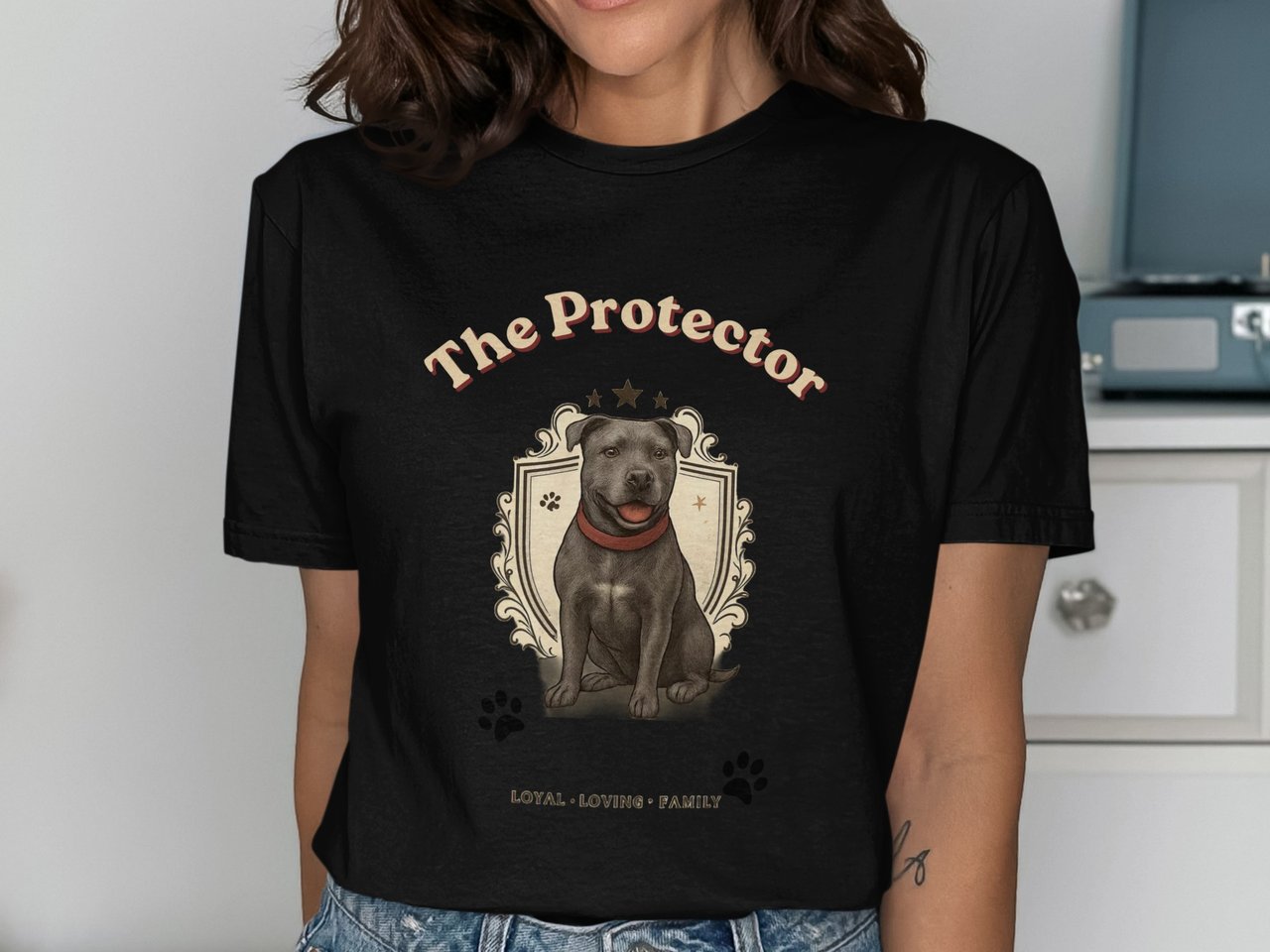 The Protector Dog Tee | Loyal Dog Shirt | Dog Mom Gift |