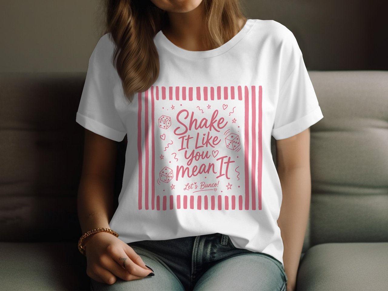 Shake It Like You Mean It Bunco Tee