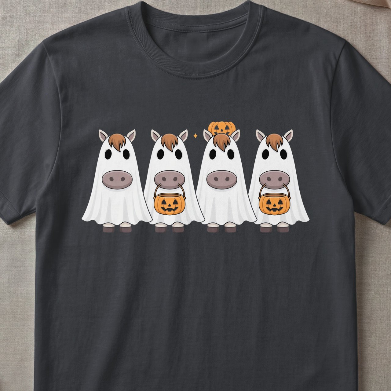 Ghost Horses Halloween Tee