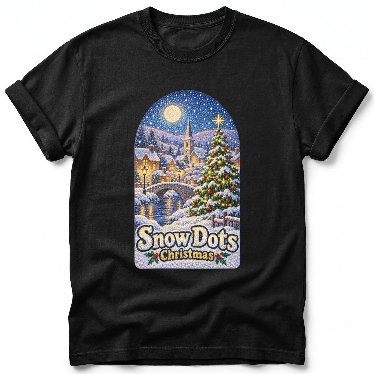 Snow Dots ~ Comfort Colors Premium Tee
