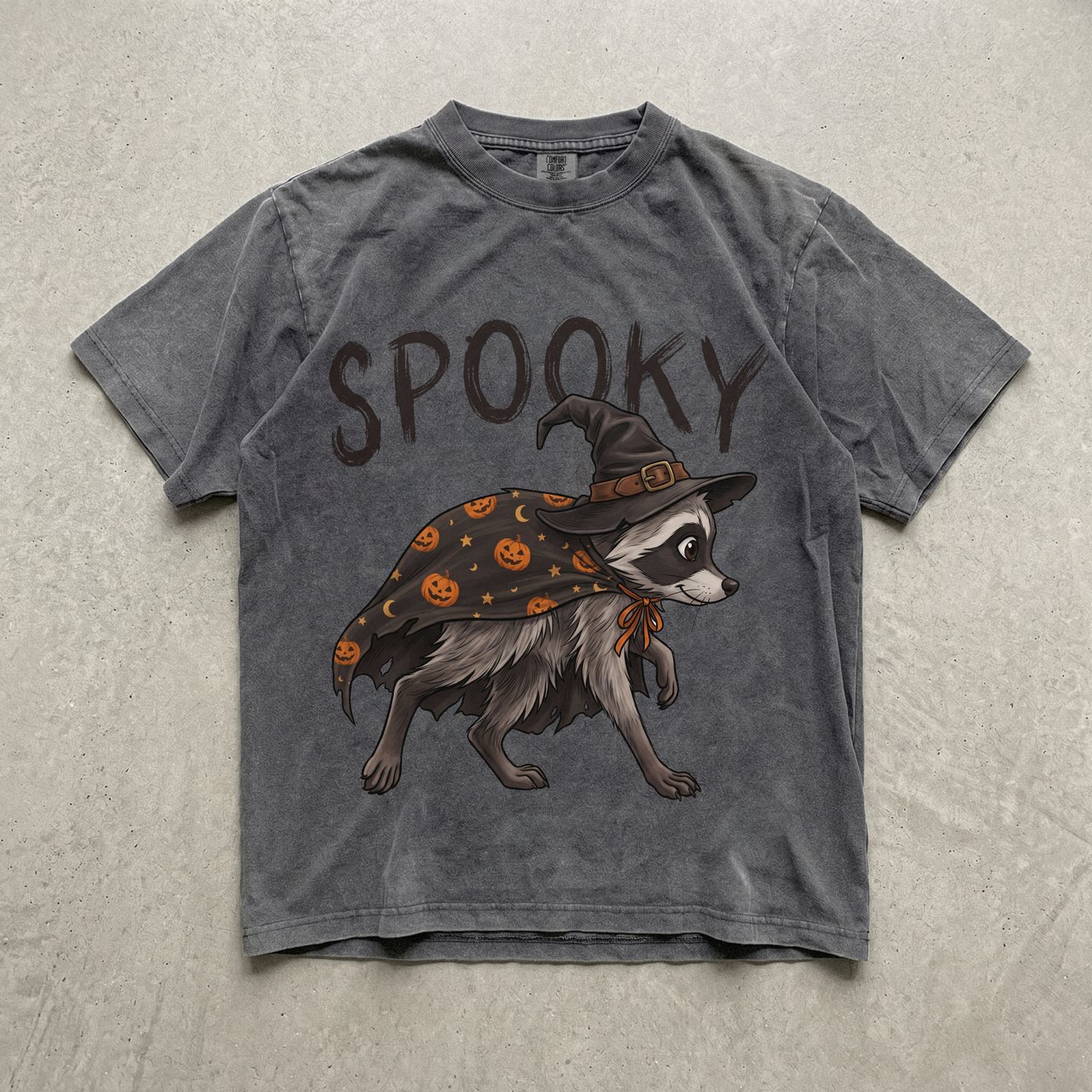 Spooky Witch Raccoon T-Shirt