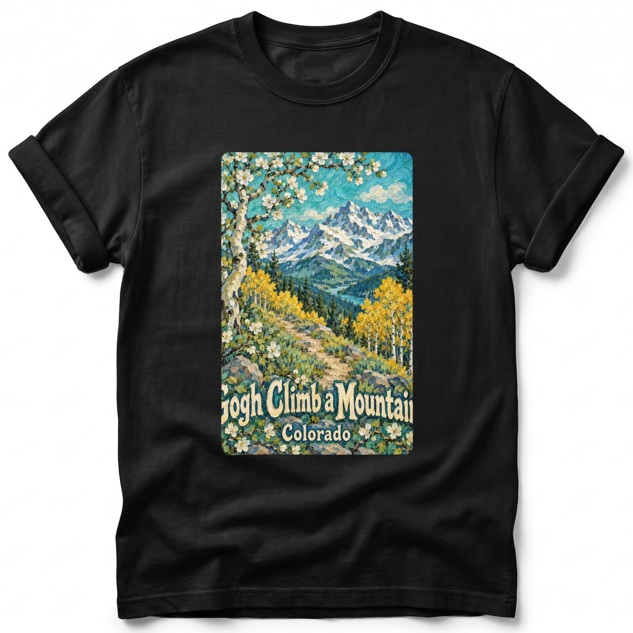 Gogh Climb a Mountain ~ Comfort Colors Premium Tee