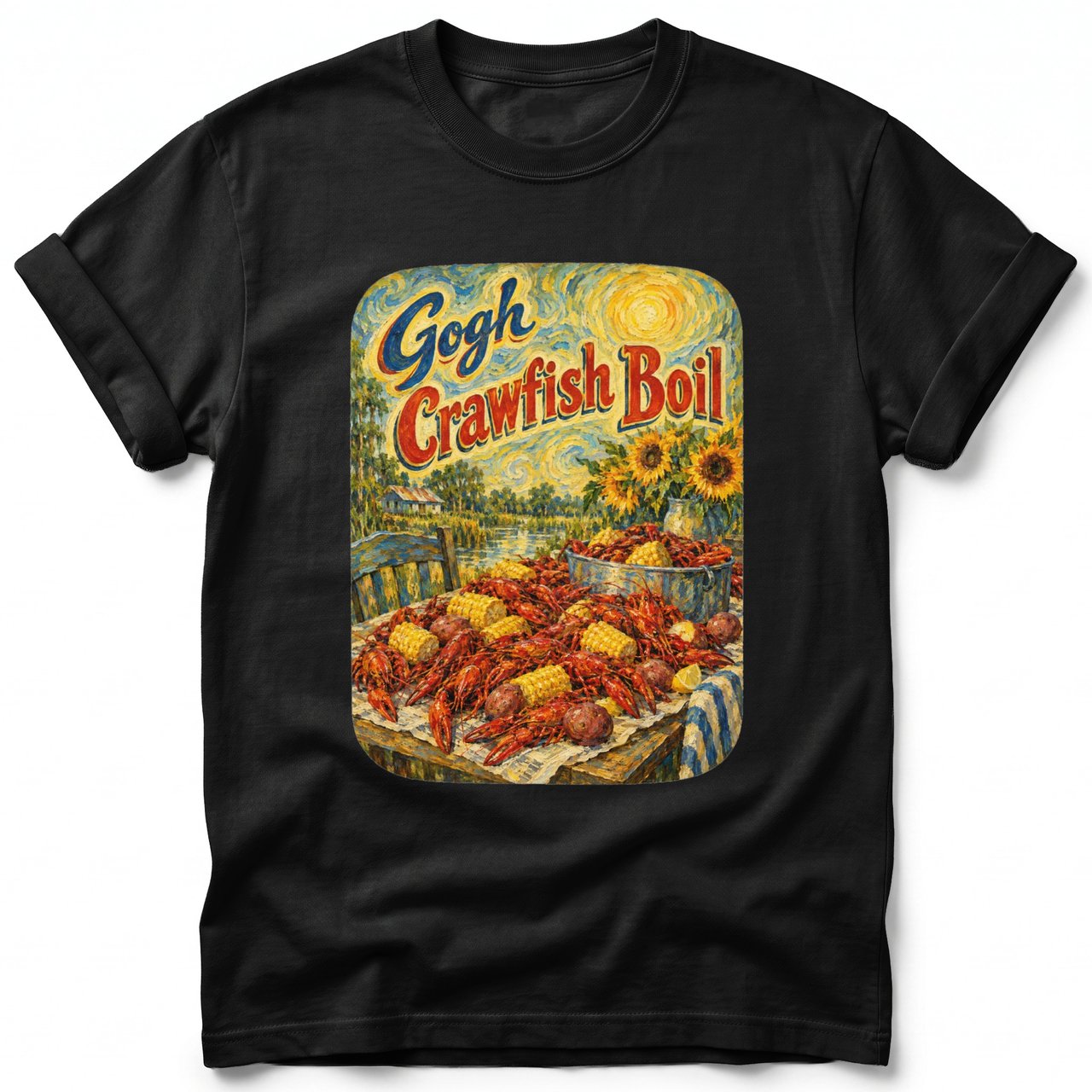 Gogh Crawfish Boil ~ Comfort Colors Premium Tee