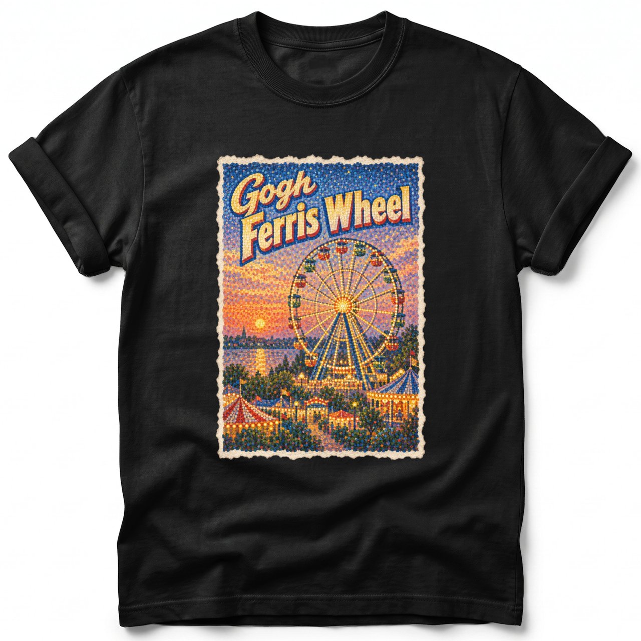 Gogh Ferris Wheel ~ Comfort Colors Premium Tee