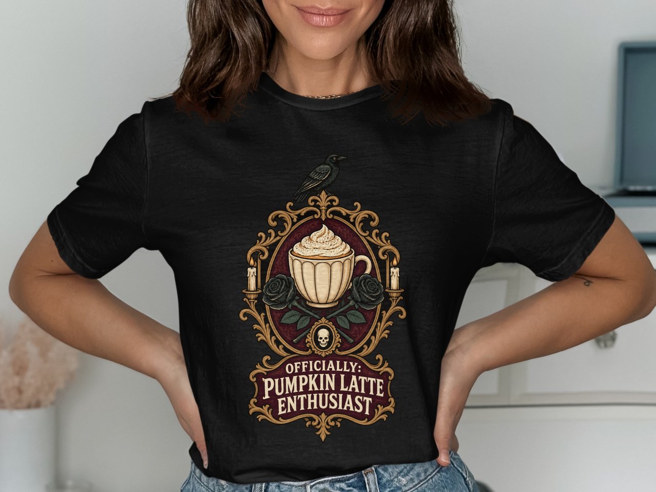 Pumpkin Latte Enthusiast Tee or Sweatshirt