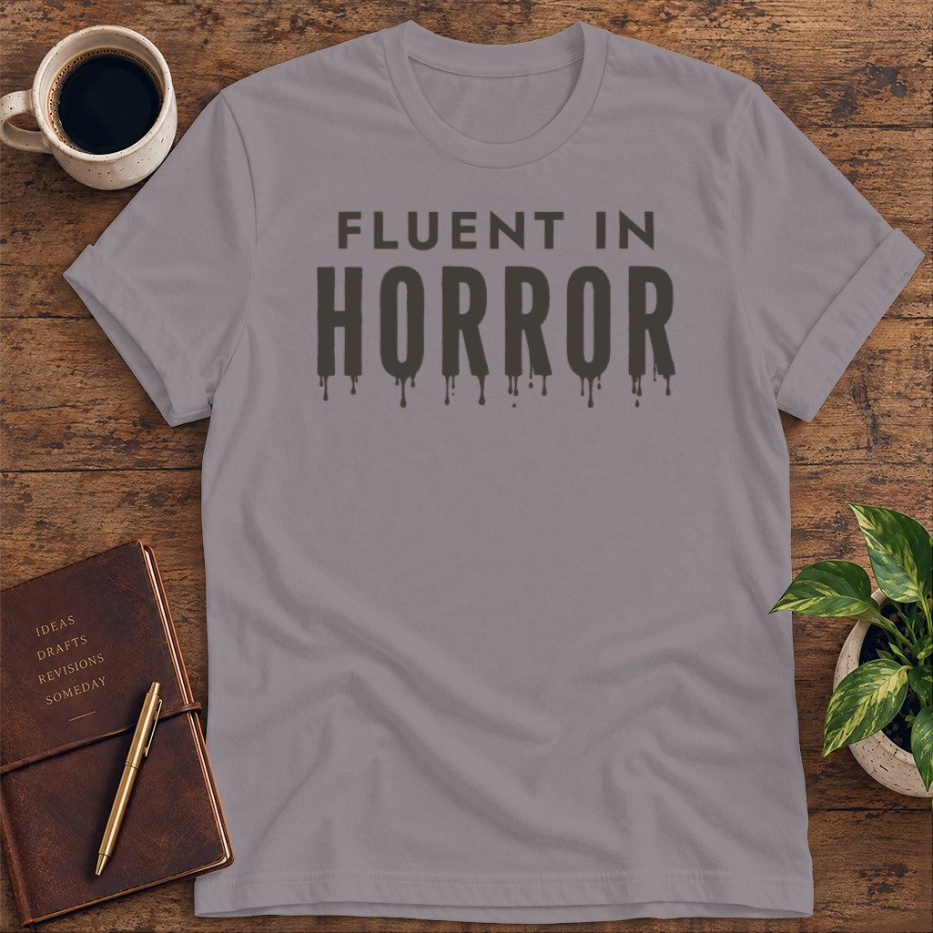 Fluent in Horror Softstyle Tee