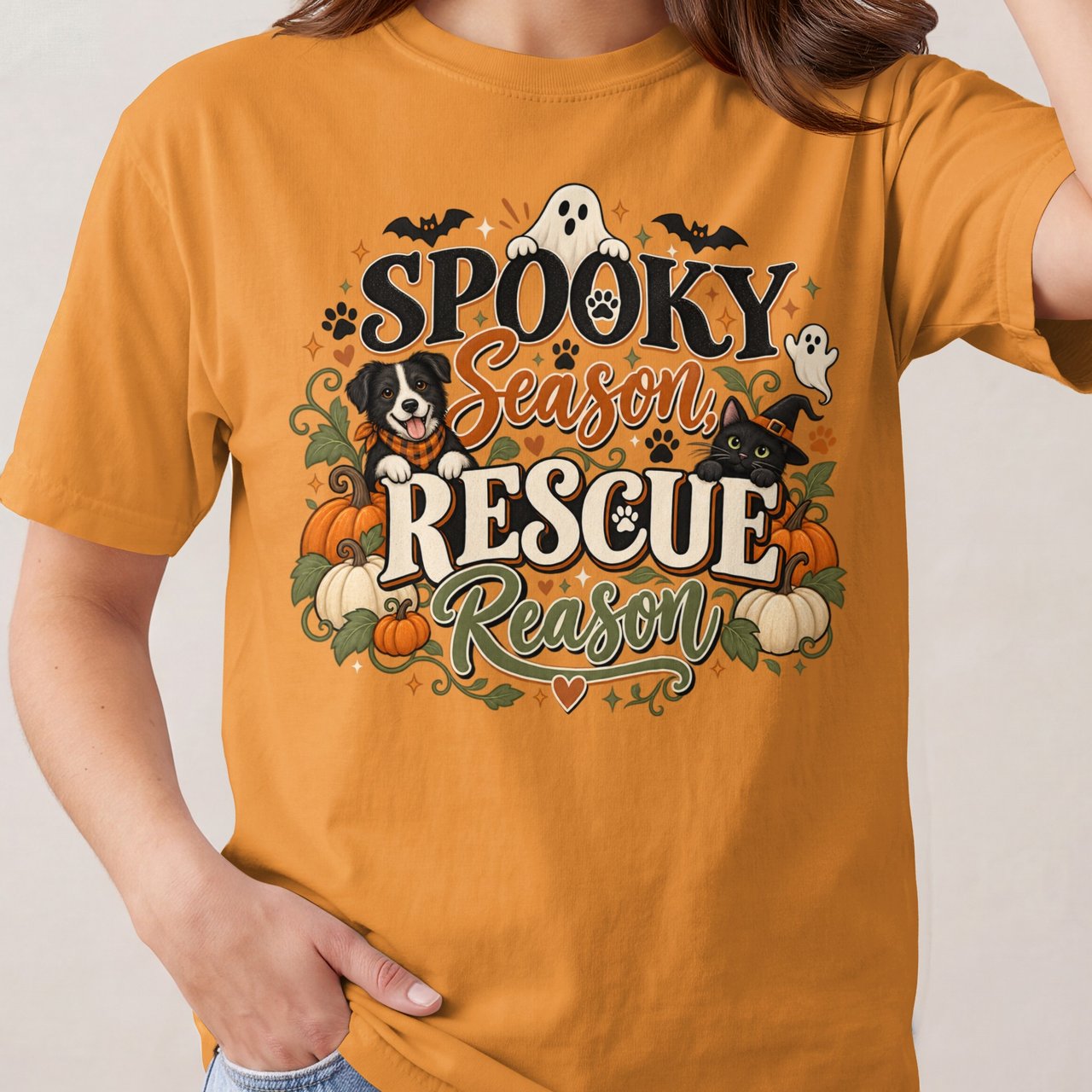 Spooky Season Rescue Reason Tee