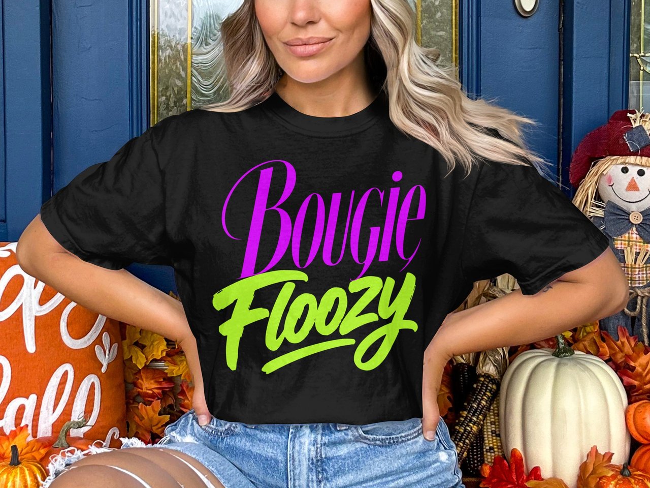Bougie Floozy T-Shirt, Sassy Statement Tee for Her, Funny Girls Trip Gift, Bachelorette Party Shirt, Bold Y2K Vibes Graphic T-Shirt