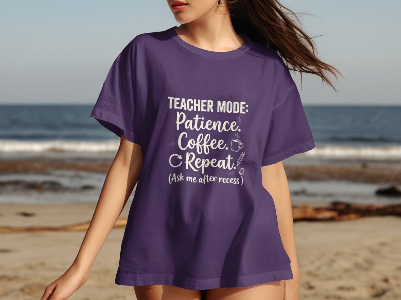 Teacher Mode Patience Coffee Tee